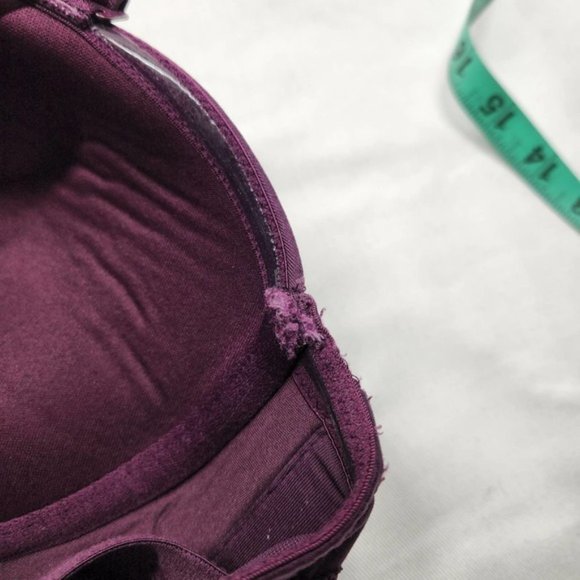 Torrid Curvy Padded Push Up Bra Purple Size 40DDD, 46F - Picture 7 of 8
